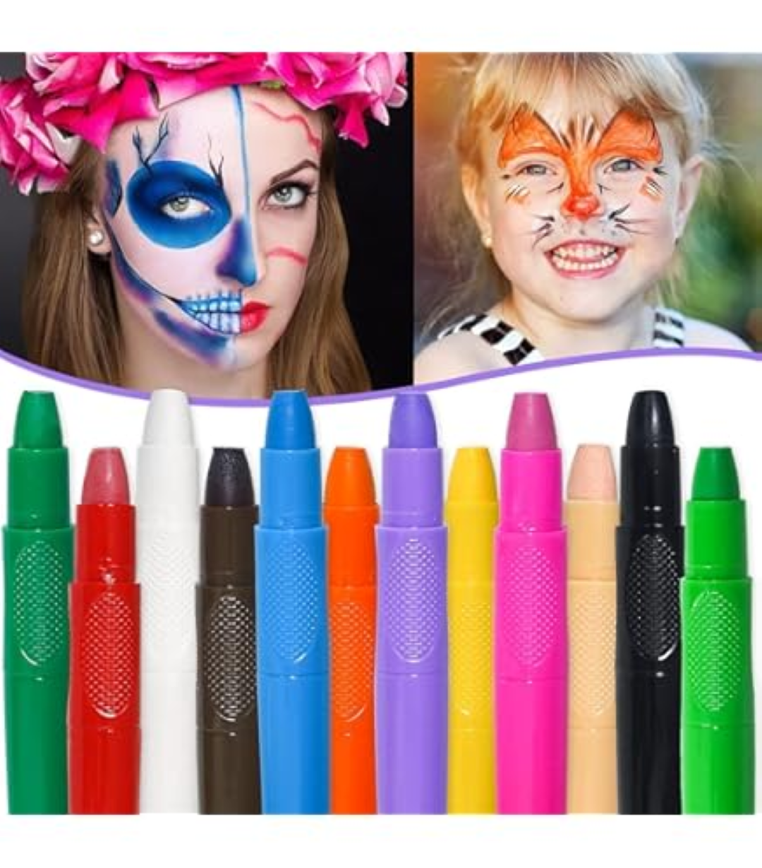 Funbo Face Paint Sticks 6g PAC=6 Coul. FO-FPS-06